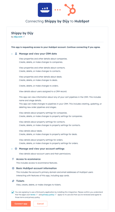 Shippy OAuth Expanded
